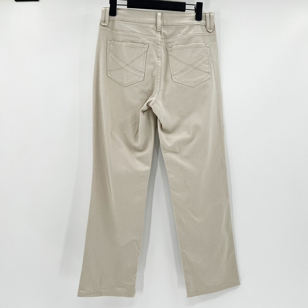 NYDJ Straight Leg Pants Women's Size 4P Beige Lift Tuck Technology - Picture 3 of 5
